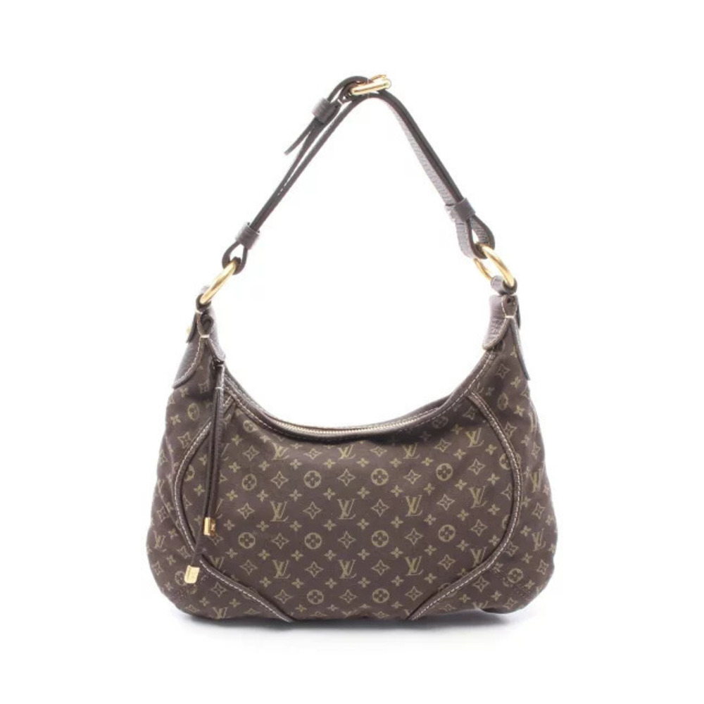 Louis Vuitton Manon Shoulder Bag Canvas Leather Monogram Lin Brown